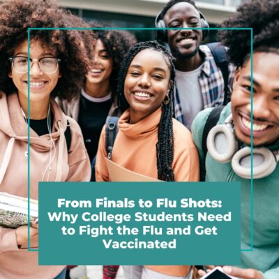 group of college students